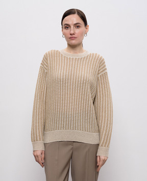Peserico Beige alpaca wool sweater A99089F079103H