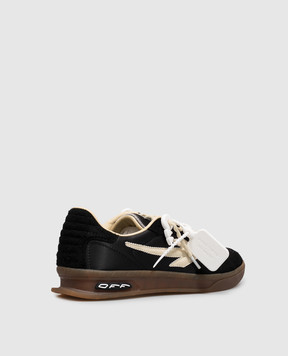 Off-White Black End Of Play combo sneakers with emblem OF06209001