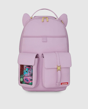 Sprayground Children's pink backpack KITTY CASH-OUT (PLUSH TOY INCLUDED) 910B8855NSZ