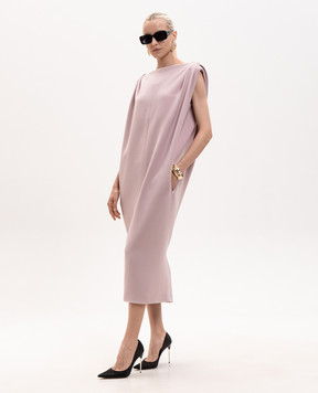 Balenciaga Pink silk and wool dress 872519TUT14