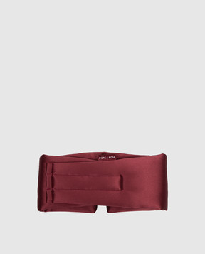 Dore & Rose Burgundy silk sleep mask DEEPSLEEPMASK