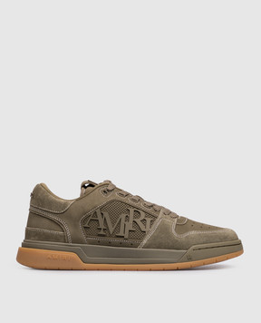 AMIRI CLASSIC LOW leather sneakers in khaki AMSNSN1092