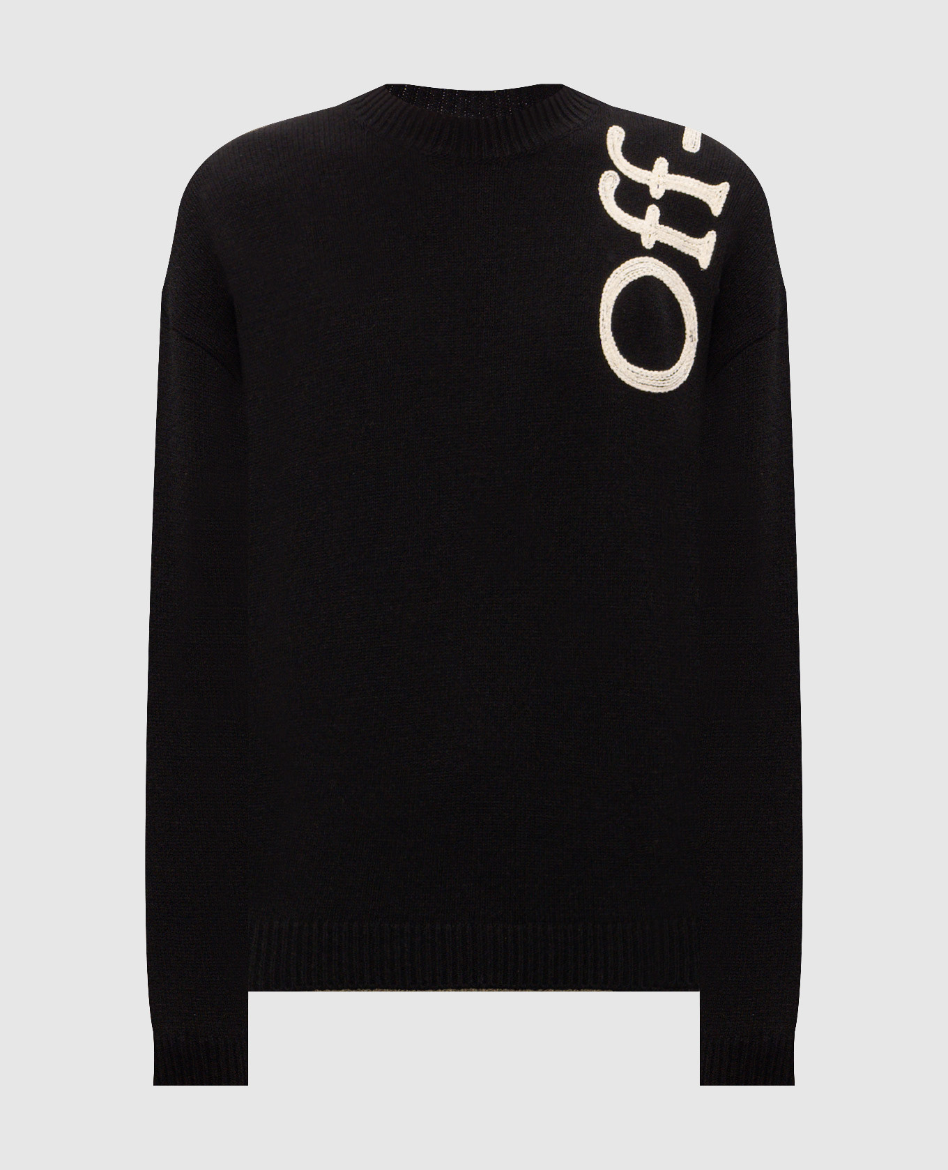Black sweater with wool Off-White