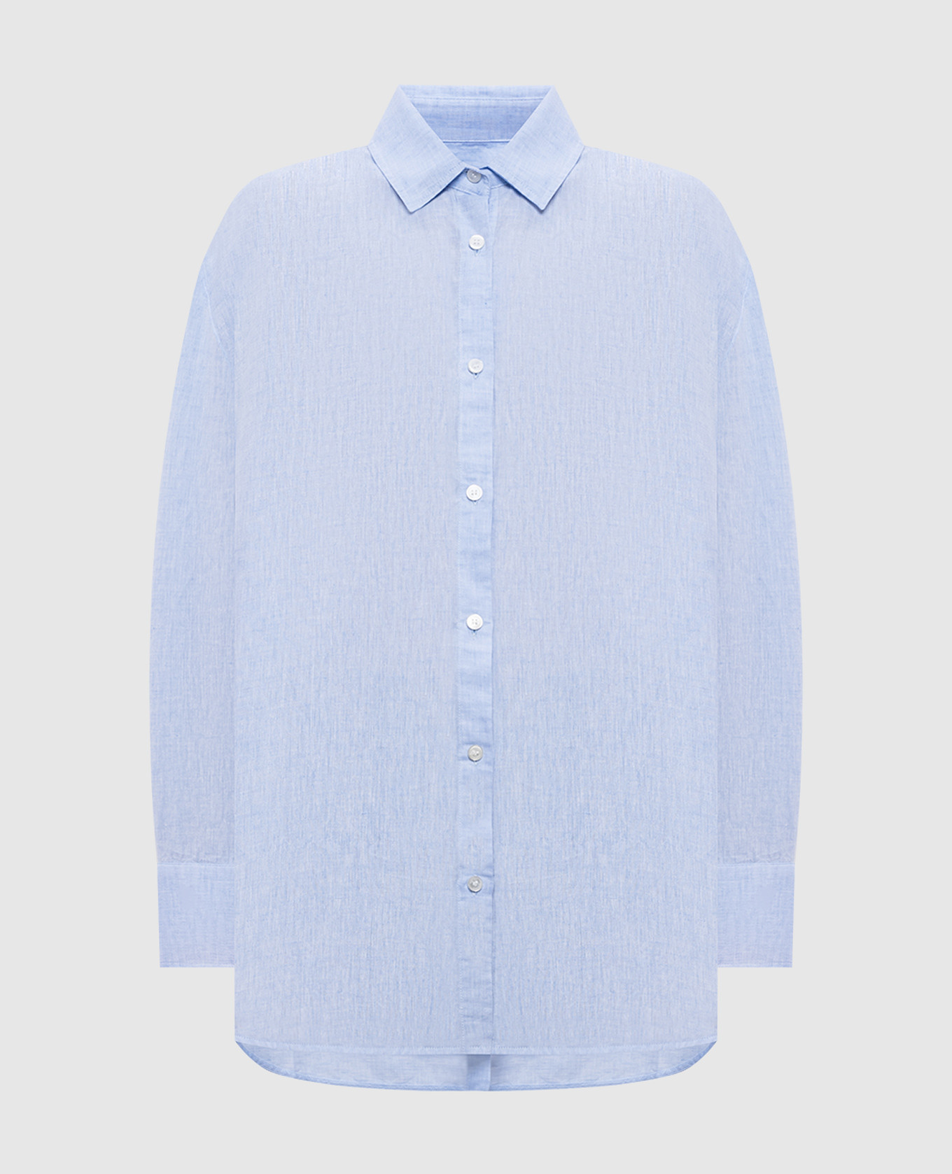 

Blue shirt with linen Woolrich, Light blue