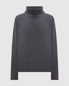 Simonetta Ravizza Grey Malaga cashmere sweater F06KN73T10
