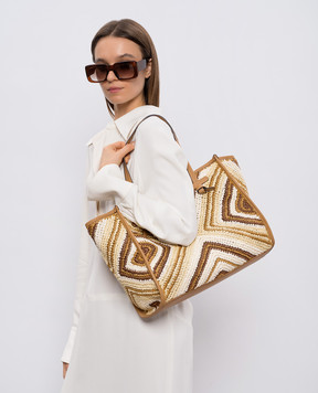 Gianni Chiarini Marcella woven patterned tote bag BS6850COMMESIR