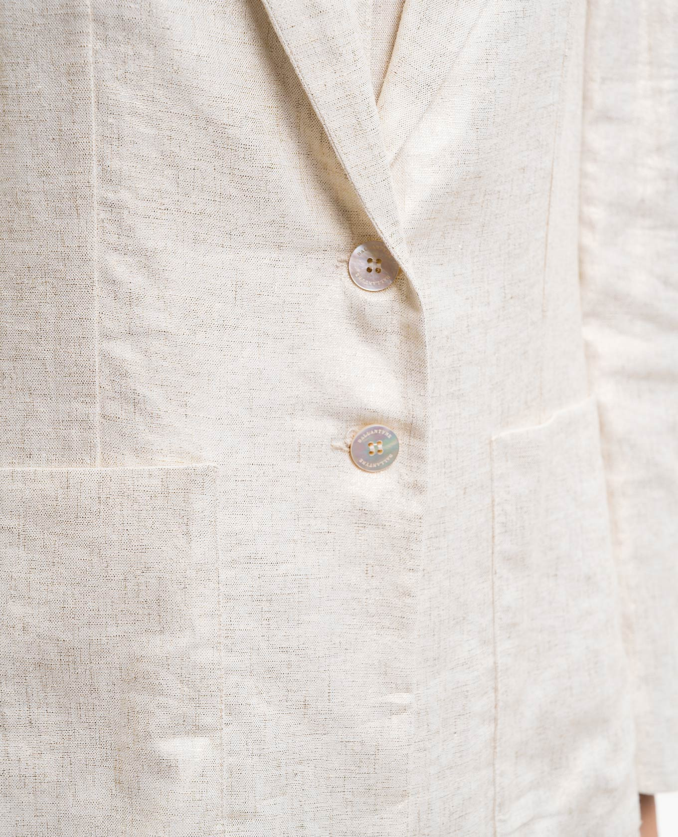 Beige jacket with linen Ballantyne 5