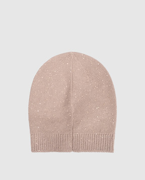 Fabiana Filippi Beige wool, silk and cashmere hat SAD216A882D296