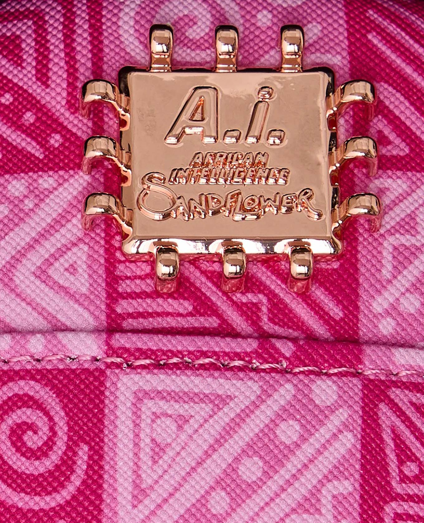 Children's pink backpack AI AFRICAN INTELLIGENCE THE SUNSET RESET Sprayground 4