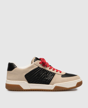 Valentino Sparry beige suede sneakers with logo 8Y2S0M78ZZM