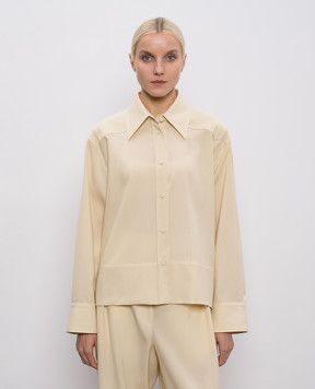 Jil Sander Yellow wool shirt J01DL0179J40171
