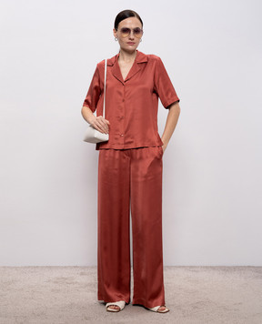 Peserico Terracotta straight-leg pants A0412406638