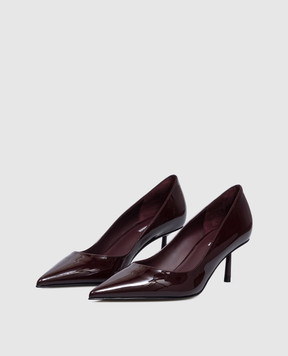 Le Silla Bella burgundy patent leather shoes 4212Z060L3PPGSM