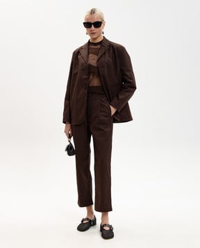Sofie D`Hoore Brown PICO pants PICOCTOP