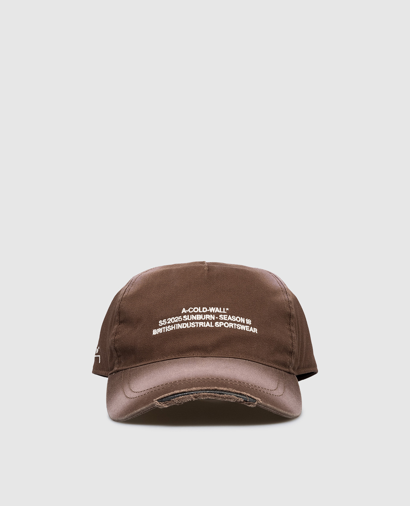 

Brown cap with vintage effect A Cold Wall