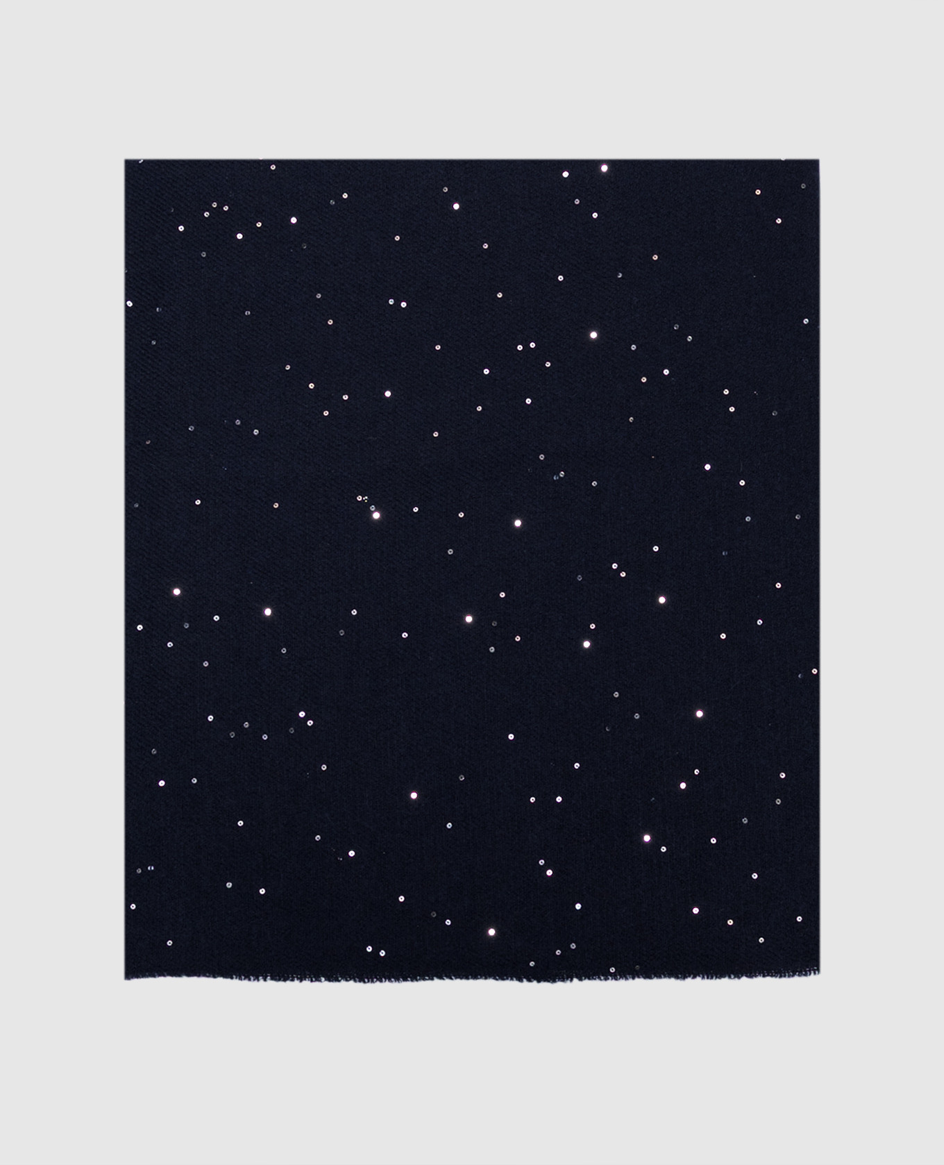 Blue scarf with sequins