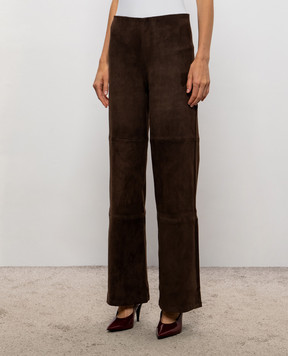 ARMA Brown suede pants Karina 002L26600402