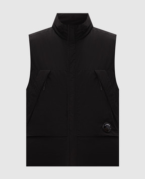 C.P. Company Black vest with patch MVE005A110264A
