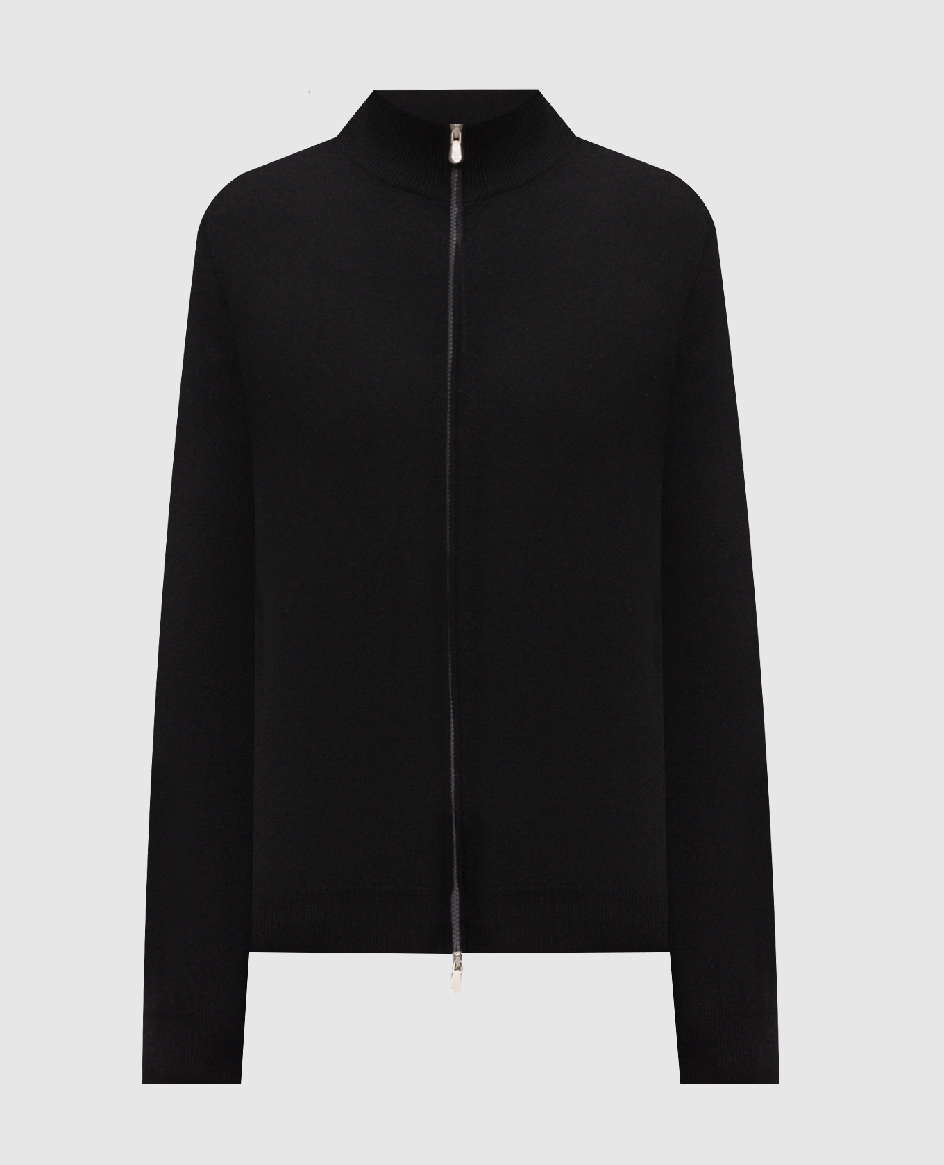 Black cashmere cardigan