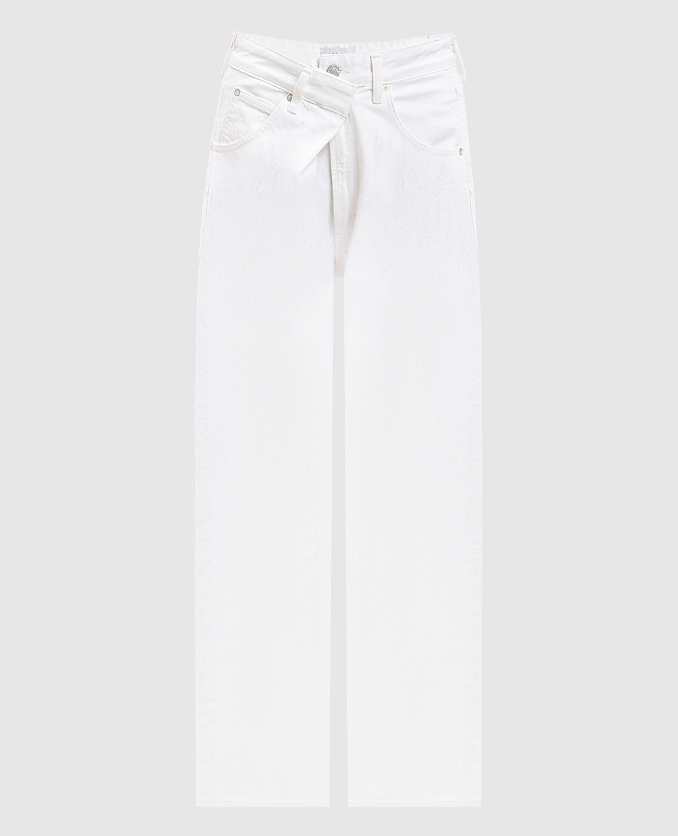 Vana Fold white jeans AGOLDE