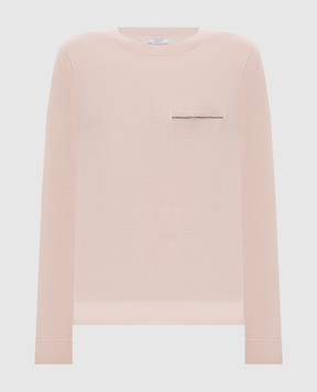 Peserico Pink wool jumper A99059F18K09169
