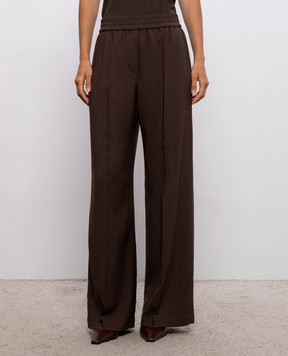 Brunello Cucinelli Brown wool pants MP542P9002