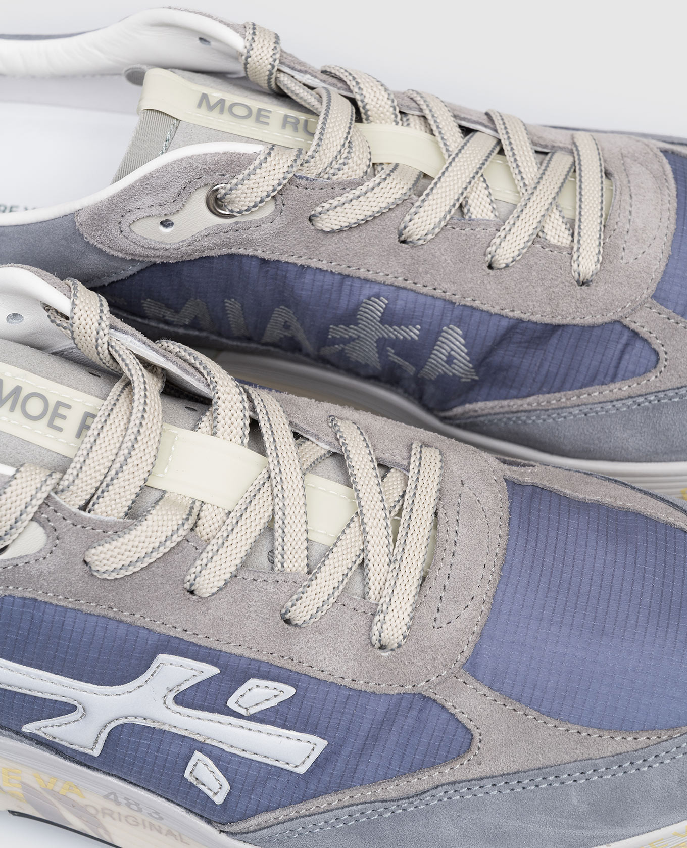 

MOERUN logo combination sneakers Premiata, Blue