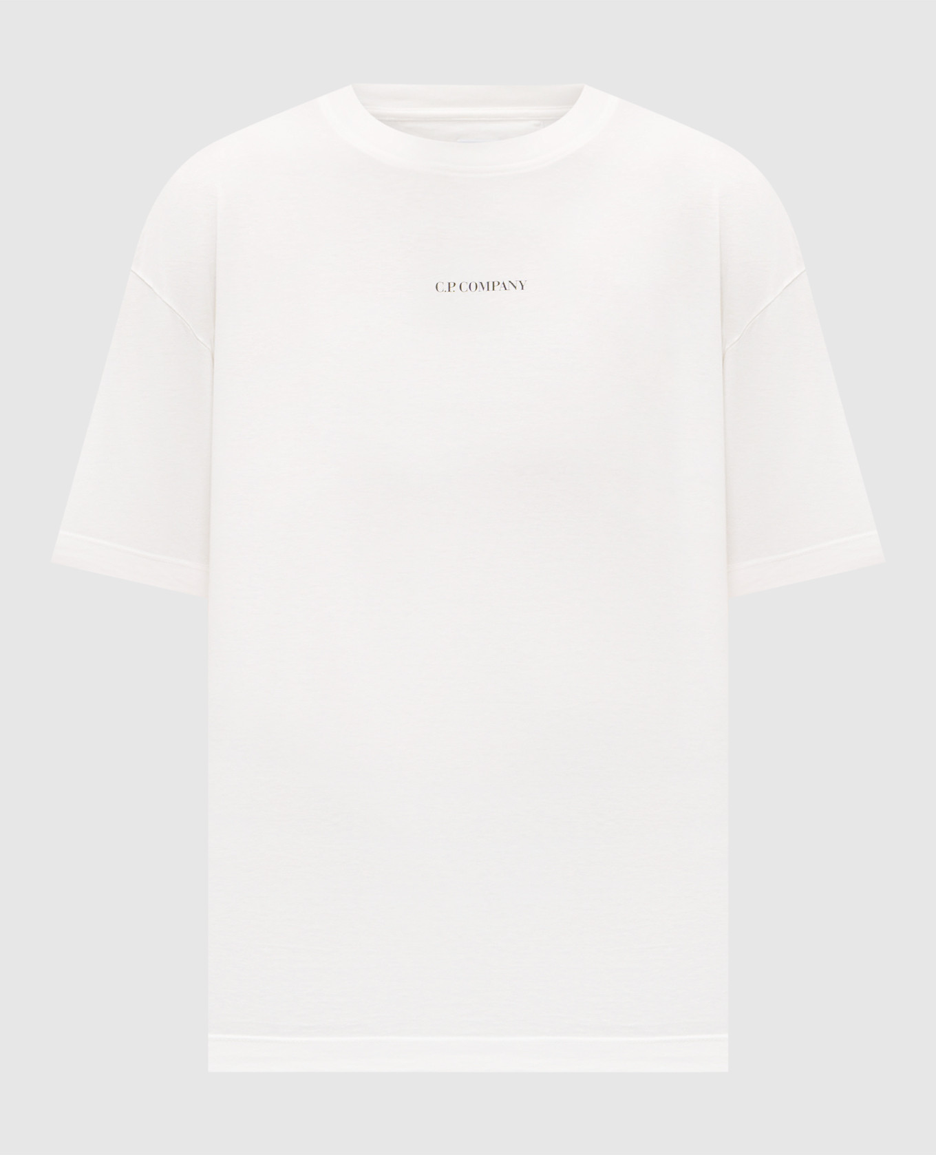 White T-shirt with monogram