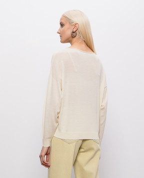 Peserico Yellow merino wool jumper S99167F18K09169