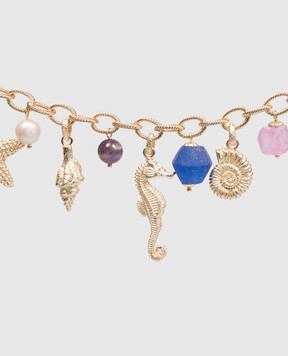 Oceanus Lumina gold chain bracelet – Mix with pendants LUMINAMIX