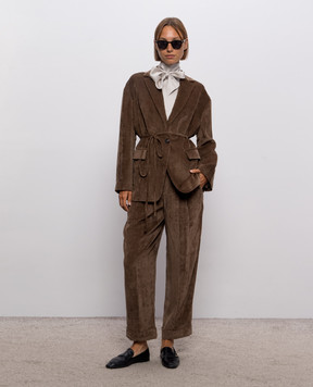 Brunello Cucinelli Brown corduroy jacket MG5477406P