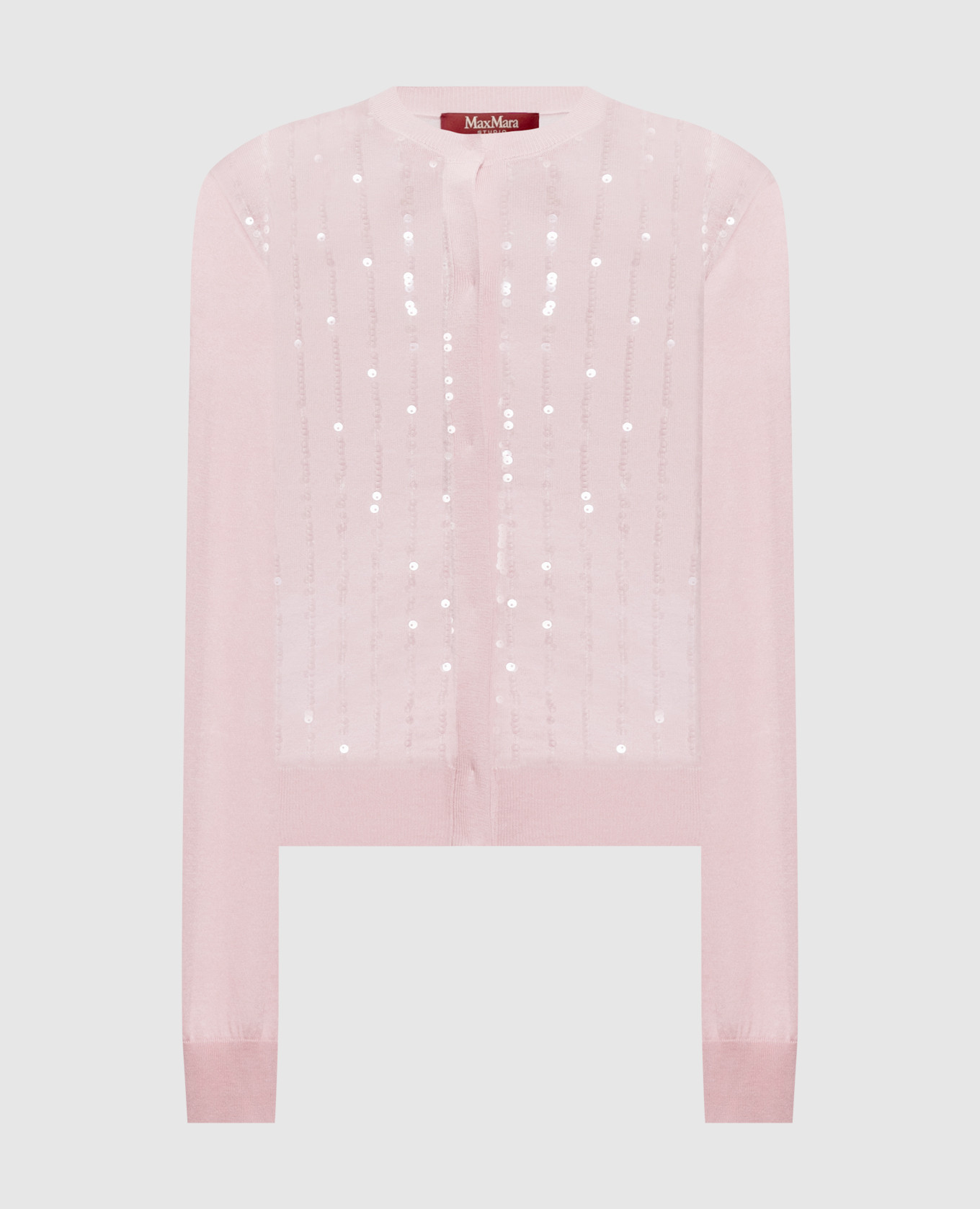 

LIBBRA pink cardigan made of silk and wool Max Mara