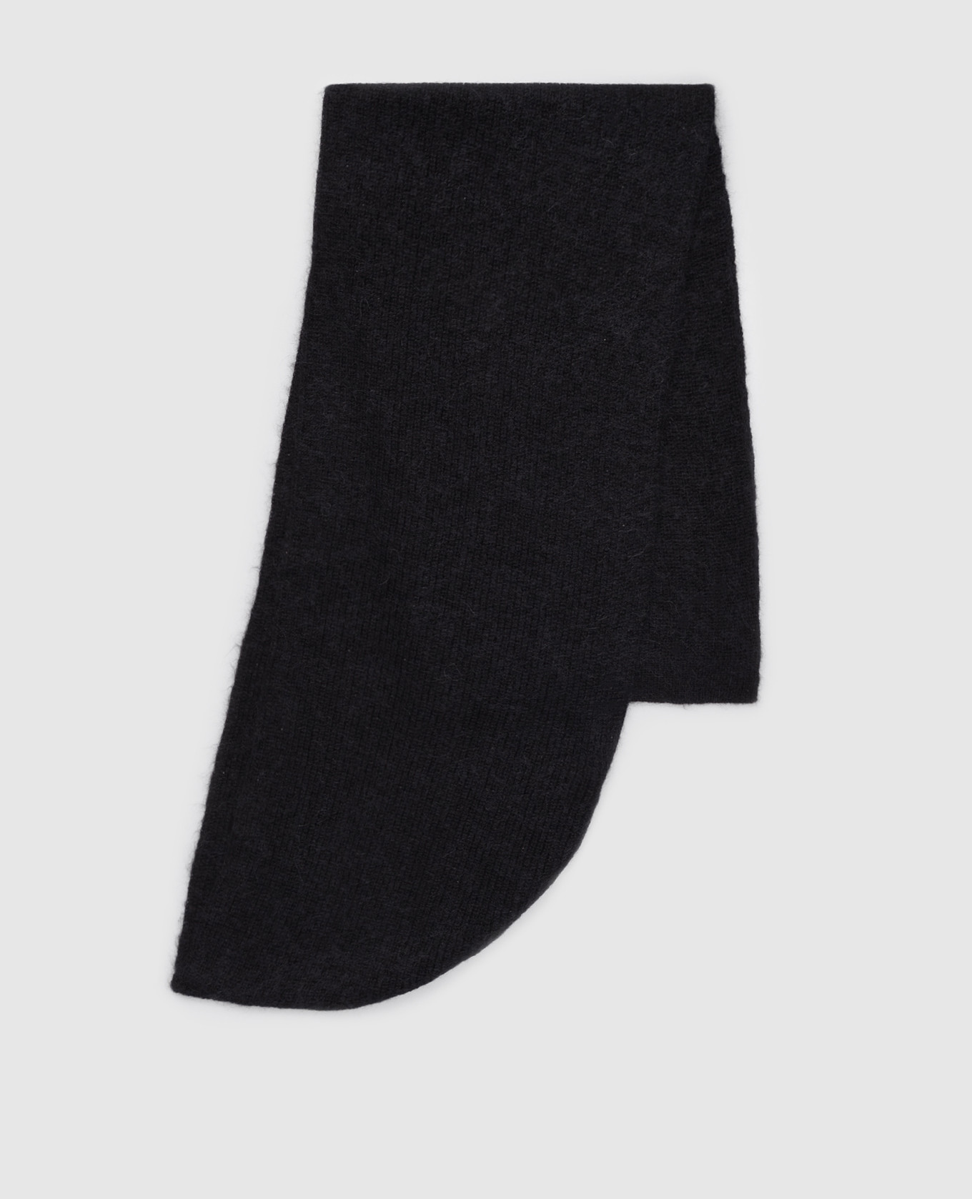 

Black alpaca wool hooded scarf Peserico