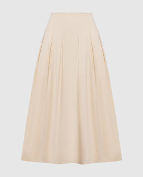 Simkhai Elora beige midi skirt 4263024T