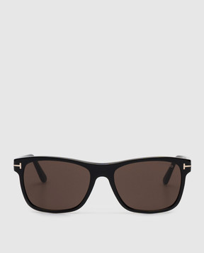 Tom Ford Giulio black sunglasses with logo FT0698