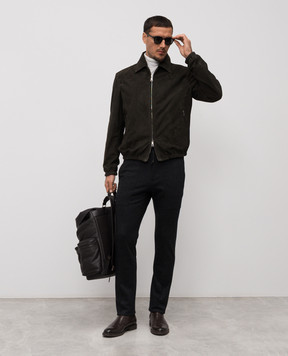 Stilnology Green suede jacket 73P309