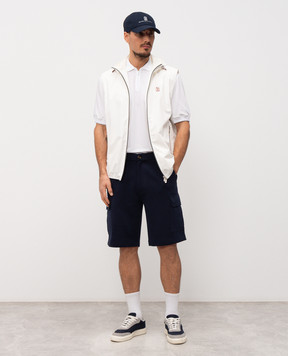 Brunello Cucinelli Blue cargo shorts MM8313222G
