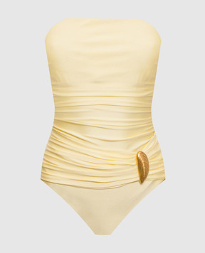 Simkhai Yellow Lorena Shell swimsuit 2269076SW