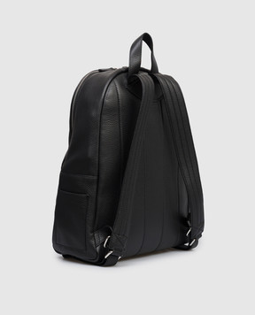 Orciani Laio Micron black leather backpack P00711MIC