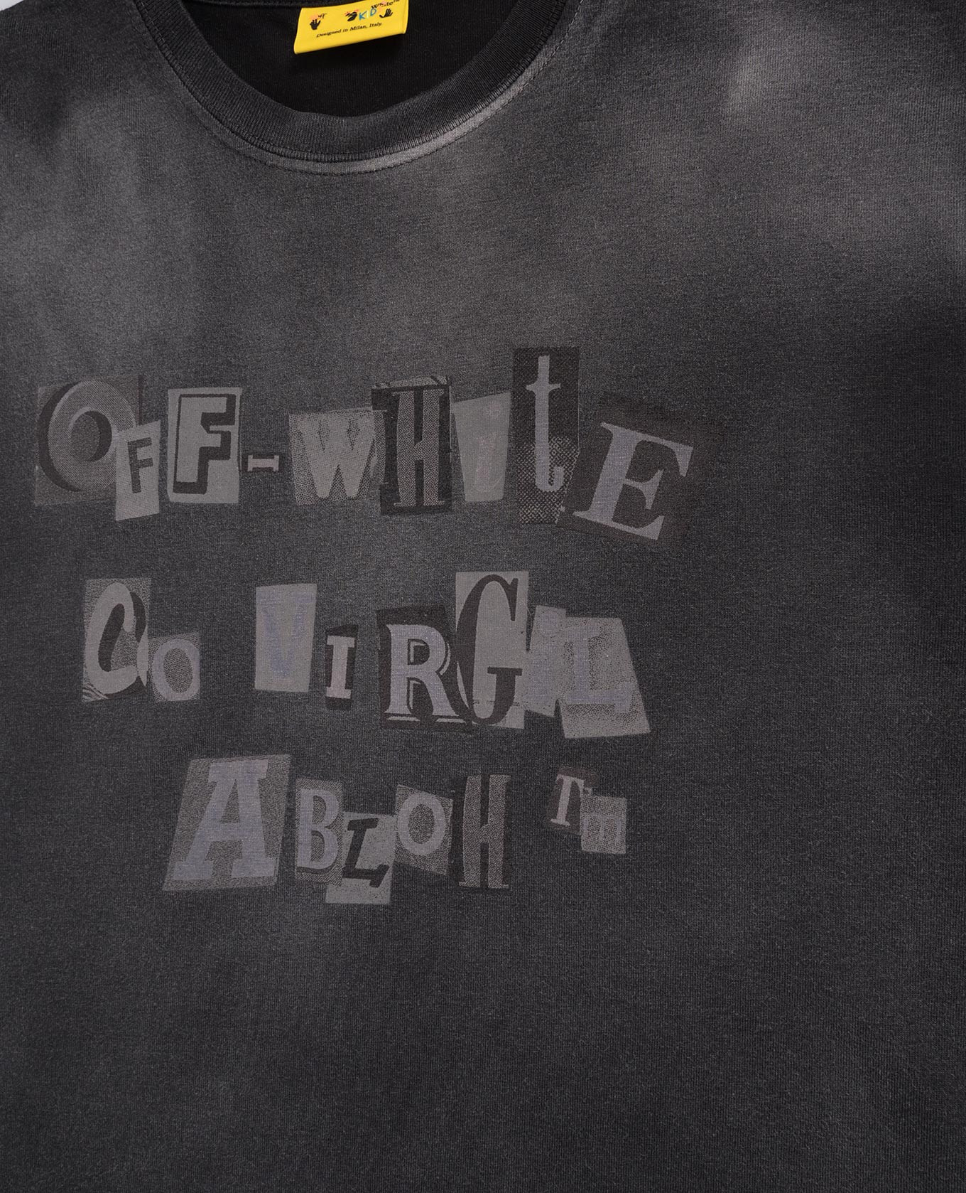 

Children's gray T-shirt with logo print Off-White, Grey