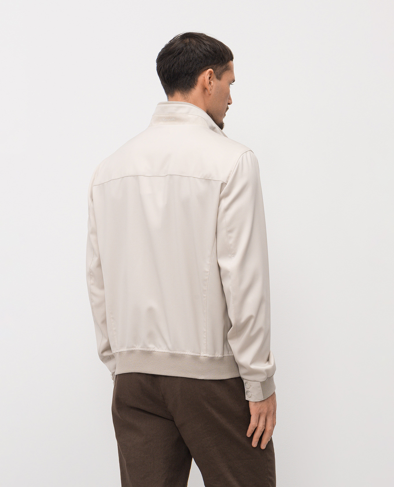 

Beige wool jacket Enrico Mandelli