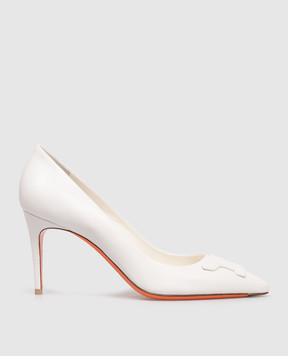 Santoni White leather shoes WDID71207HI2TSZA
