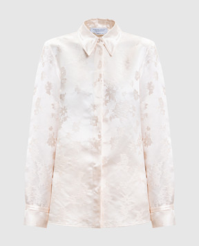 Gabriela Hearst Cruz white silk blouse 3261178S144