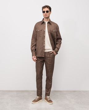 ISAIA Brown pants PNC016P9100
