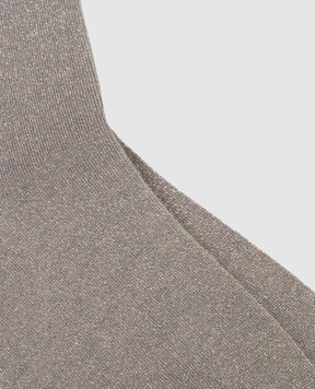 Brunello Cucinelli Gray socks with cashmere and silk M41945019