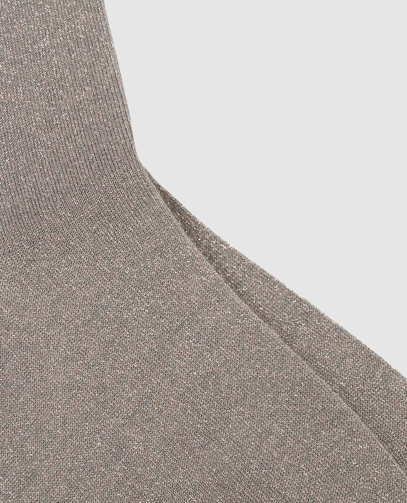 Gray socks with cashmere and silk Brunello Cucinelli 2