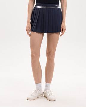 Sporty & Rich Blue pleated skirt Abigail SK01275326BL106