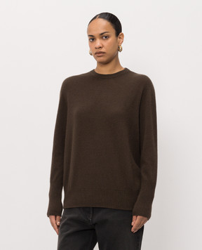 The Row Odelle brown cashmere jumper 11086Y973