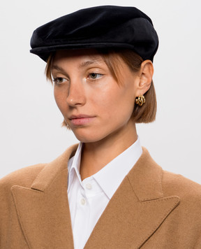 Dolce&Gabbana Black velvet cap FH473AFUVG7