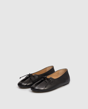 Marsell Girella black leather ballet flats MW7072P010